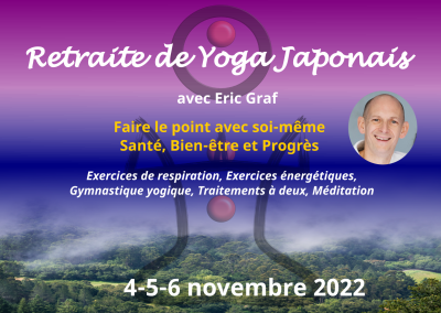 Japanisches Yoga Rückzug, 3.-4.-5. November