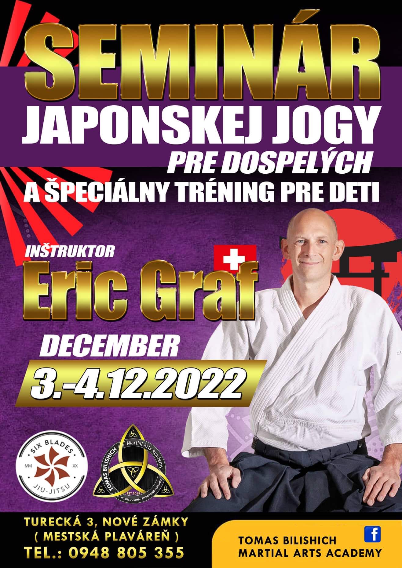 Japanisches Yoga Seminar, Nove Zamky, Slovakei, 3.-4. Dezember